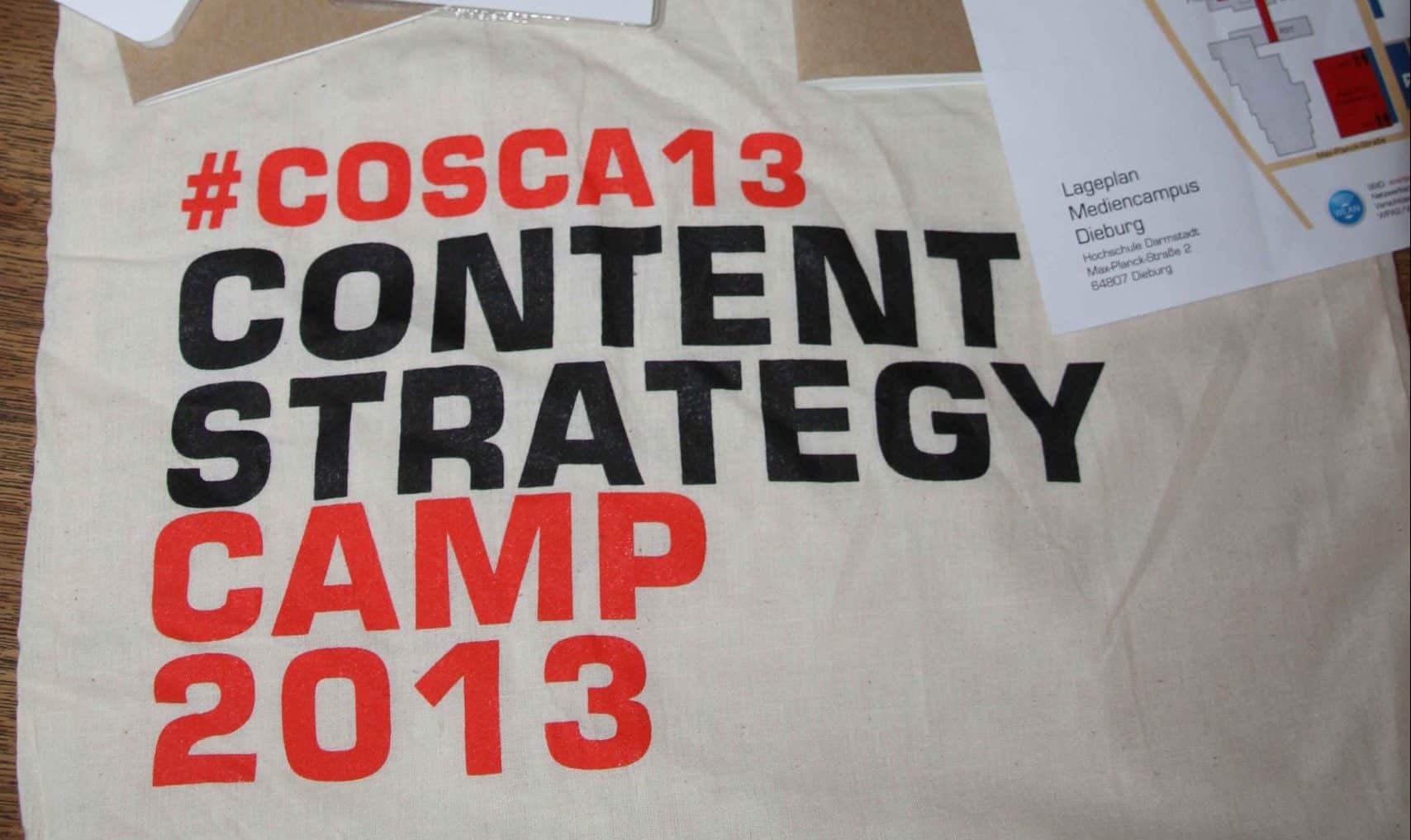 You are currently viewing #cosca13: Content Strategy Camp in Darmstadt-Dieburg
