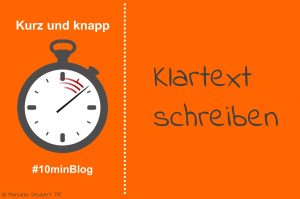 Read more about the article Klartext schreiben