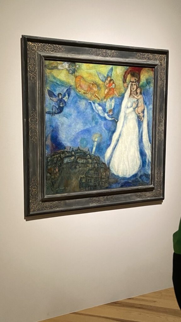 Gemälde von Marc Chagall: Madonna des Dorfes